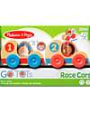 Melissa & Doug Set da 2 Auto da Corsa - Numeri - in Legno Go Tots - FSC 70% Materiali certificati FSC Macchine e Trenini  in Legno