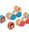 Melissa & Doug Set da 2 Auto da Corsa - Numeri - in Legno Go Tots - FSC 70% Materiali certificati FSC Macchine e Trenini  in Legno