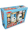 Melissa & Doug Set da Caffè in Legno - 11 pezzi - Ottima idea regalo! Cibo Giocattolo