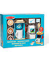 Melissa & Doug Set da Caffè in Legno - Brew & Serve - 11 Pezzi  Cibo Giocattolo