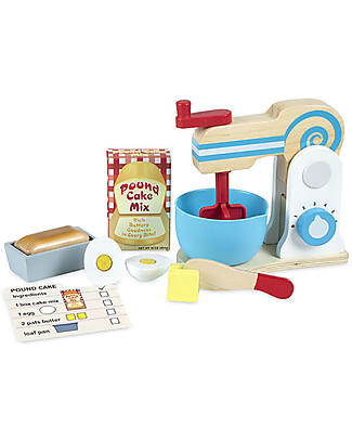Melissa & Doug Set da Pasticciere in Legno - 11 pezzi - Ottima idea regalo! Cibo Giocattolo