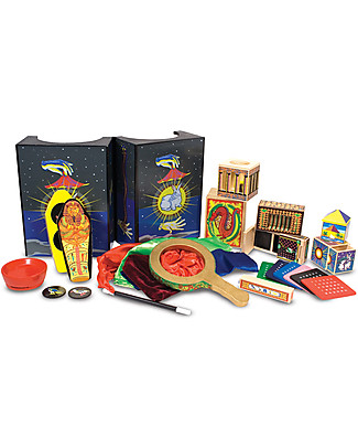 Melissa & Doug Set Deluxe Magic - 10 Trucchi di Magia - 52 Pezzi - Ottima idea regalo! Travestimenti