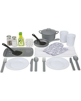 Melissa & Doug Set di Accessori per la Cucina - 22 pezzi Cucine Giocattolo