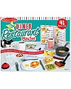 Melissa & Doug Set di Accessori per Ristorante Star Diner - 41 pezzi Cibo Giocattolo