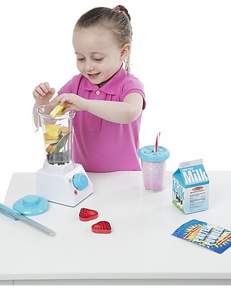 Melissa & Doug Set Frullatore con Accessori - Ottima idea regalo! Cucine Giocattolo e Cibo Finto