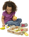 Melissa & Doug Set Frutta in Legno da Affettare - 17 pezzi! Cibo Giocattolo