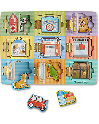 Melissa & Doug Set Gioco con Tessere Magnetiche Nascondino Memory
