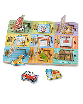 Melissa & Doug Set Gioco con Tessere Magnetiche Nascondino Memory