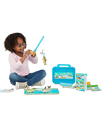 Melissa & Doug Set Gioco da Pesca - 21 Pezzi - Esploriamo! Giochi all'Aperto
