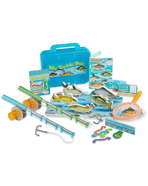 Melissa & Doug Set Gioco da Pesca - 21 Pezzi - Esploriamo! Giochi da Esterno_