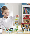 Melissa & Doug Set Gioco in Legno Arca di Noè - 29 pezzi - Ottima idea regalo! Animali in Legno