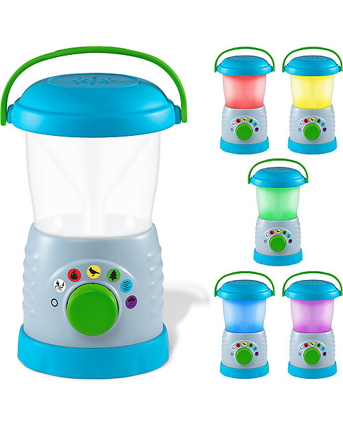 Melissa & Doug Set Gioco - Lanterna da Campeggio con 6 Colori e 6 Suoni Diversi - Let's Explore Giochi da Esterno_