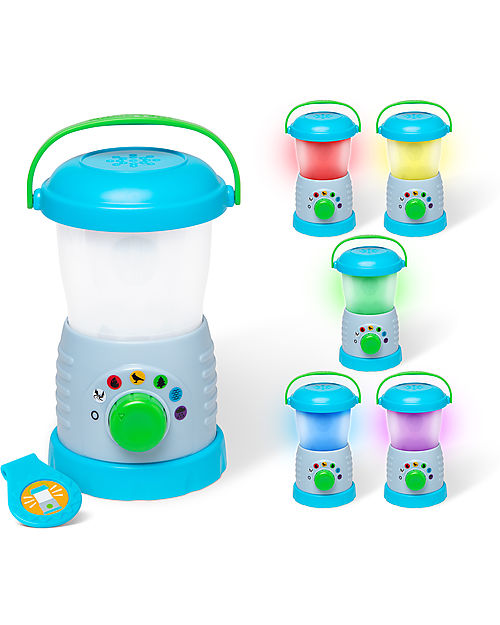 Melissa & Doug Set Gioco - Lanterna da Campeggio con 6 Colori e 6 Suoni Diversi - Let's Explore Giochi da Esterno_