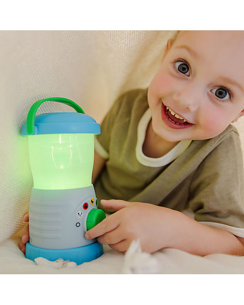 Melissa & Doug Set Gioco - Lanterna da Campeggio con 6 Colori e 6 Suoni Diversi - Let's Explore Giochi da Esterno_