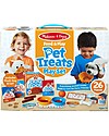 Melissa & Doug Set Gioco Nutrire gli Animali - Con 26 pezzi Inclusi Gattino e Cagnolino di pezza! Far finta di