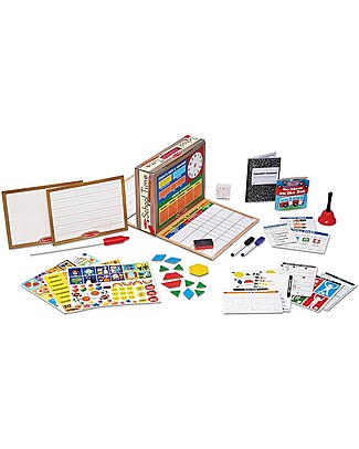 Melissa & Doug Set Gioco Scuola con Tante Attività - Come in Aula! Far finta di