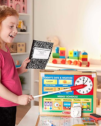 Melissa & Doug Set Gioco Scuola con Tante Attività - Come in Aula! Far finta di