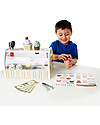 Melissa & Doug Set in Legno Gelateria - 20 pezzi - Favolosa idea regalo! Cibo Giocattolo