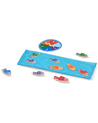 Melissa & Doug Set Magnetico da Pesca in Legno - Imparare a contare divertendosi! Giochi Creativi