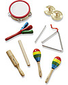 Melissa & Doug Set Musica 'Tutta la Banda' - 8 strumenti musicali in scatola di legno Strumenti Musicali
