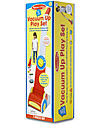 Melissa & Doug Set Pulizie - Aspirapolvere in legno - 7 Pezzi Far finta di