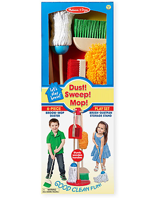Melissa & Doug Set Pulizie Bimbi, 6 pezzi - Educazione e divertimento! Giochi Per Inventare Storie