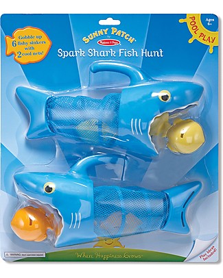 Melissa & Doug Shark Fish Hunt, lo Squalo Mangia Pesci - Gioco d'Acqua Giochi Da Spiaggia_