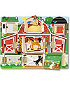 Melissa & Doug Tavola Magnetica - Nascondino con gli Animali della Fattoria - 9 Pezzi Puzzle
