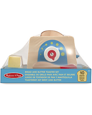 Melissa & Doug Tostapane in Legno - Con timer funzionante! Cucine Giocattolo e Cibo Finto