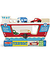 Melissa & Doug Traghetto in Legno con 4 Veicoli - Ottima idea regalo! Macchine e Trenini  in Legno