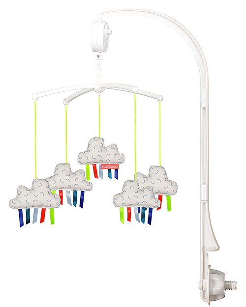 Mellipou Giostrina Musicale MOBAM, Bianco Taylor - "Trono di Spade" - Fatto in Francia Giostrine