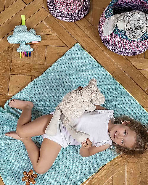 Mellipou OUTLET Carillon Minibam Nuvola Grafo, Lavabile! - "Light my Fire" - Fatto in Francia - Pezzo di Showroom Carillon