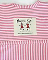 Merino Kids Sacco Nanna Go Go Bag™ - Collezione Wildflower (0-2 anni) - Rosa - 100% Lana Merino Naturale e Cotone Bio Sacchi Nanna