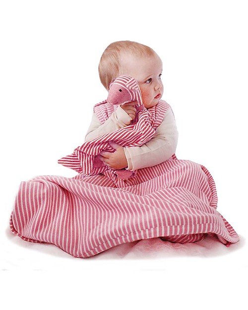 Merino Kids Sacco Nanna Go Go Bag™ - Collezione Wildflower (0-2 anni) - Rosa - 100% Lana Merino Naturale e Cotone Bio Sacchi Nanna