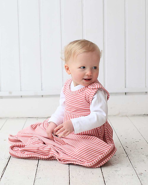 Merino Kids Sacco Nanna Go Go Bag™ Rosso Lampone (nascita - 2 anni) - 100% Lana Merino Naturale e Cotone Bio Sacchi Nanna