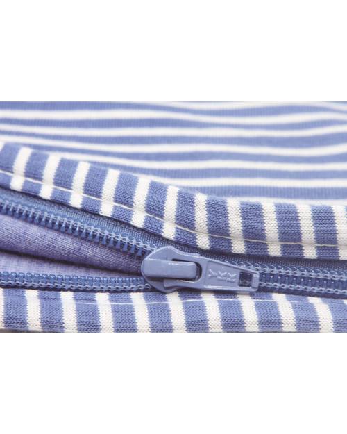 Merino Kids Sacco Nanna Medio, 0-2 anni - 100% Lana Merino Naturale e Cotone Bio - Blu Banbury - Go Go Bag Sacchi Nanna