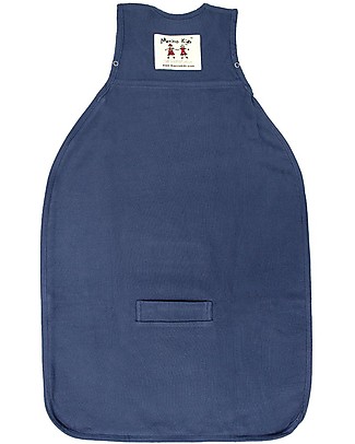 Merino Kids Sacco Nanna Pesante, 2-4 anni - 100% Lana Merino Naturale e Cotone Bio - Ciottoli Blu- Go Go Bag Duvet Sacchi Nanna Pesanti