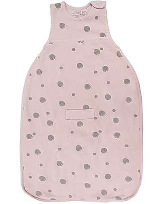 Merino Kids Sacco Nanna Pesante, 2-4 anni - 100% Lana Merino Naturale e Cotone Bio - Ciottoli Rosa - Go Go Bag Duvet Sacchi Nanna Pesanti