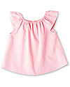 Mia Bu Milano Blusa Bimba con Maniche a Farfalla, Rosa Pois - Include libricino con fiaba! Bluse