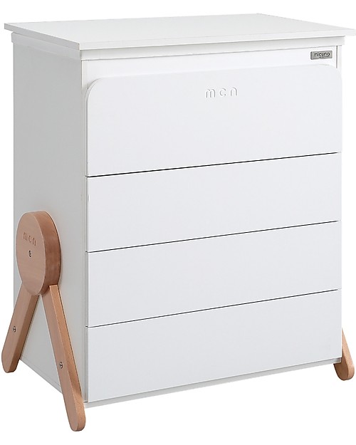 Micuna Bagnetto Basculante in Legno con Fasciatoio -  Diventa Cassettiera! Fasciatoi