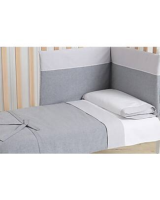 Grey School of Magic Baby Sheet, Lenzuolo con angoli per culla, Lenzuolo  per bambini Wizard, Biancheria da letto per bambini in cotone biologico /  Nuva -  Italia