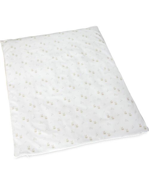 Micuna Kit Piumone e Paracolpi per Mini Culla - Rabbit - 100% Cotone Lenzuola e Federe