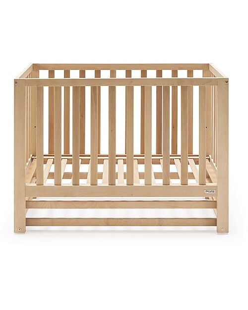 Micuna Lettino a Dondolo Annie Balance 120x60cm - Naturale - Legno di Faggio FSC Lettini con Sbarre