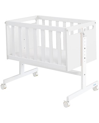 Micuna Mini-Culla e Next to Me You&Me, Bianco - Diventa Scrivania o Divano Culle Co-Sleeping