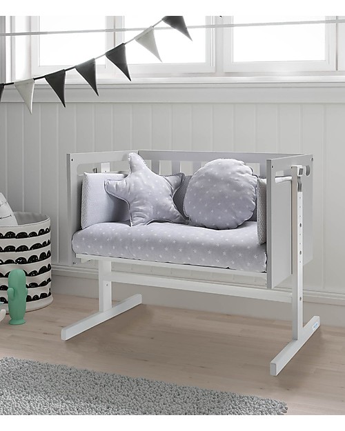 Micuna Mini-Culla e Next to Me You&Me, Grigio - Diventa Scrivania o Divano Culle Next To Me