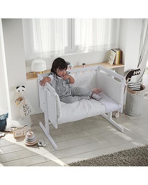 Culla Next To Me 3 In 1 - Lettino Da Comodino, Rete Traspirante, Per Co-Sleeping - Foto 8