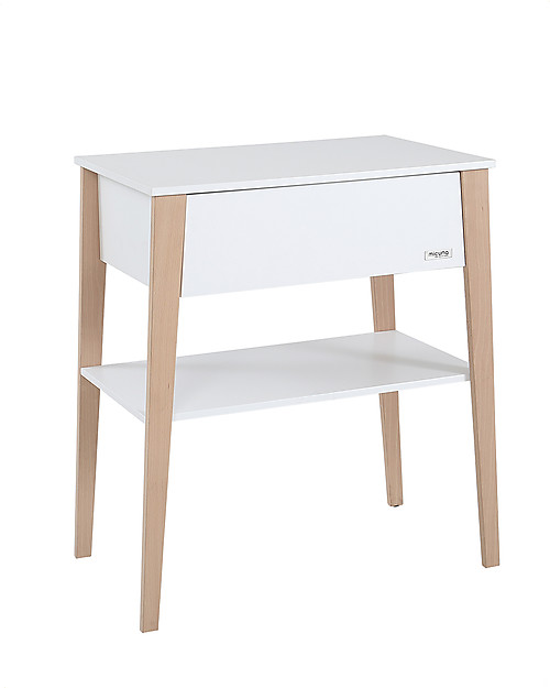 Micuna Mobile Fasciatoio Nordika Multiuso - Bianco/Legno Fasciatoi