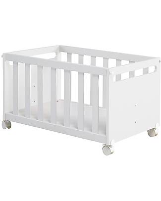 Micuna Set Cameretta - Culla You&Me Bianca + Set Tessile Grigio Culle Next To Me