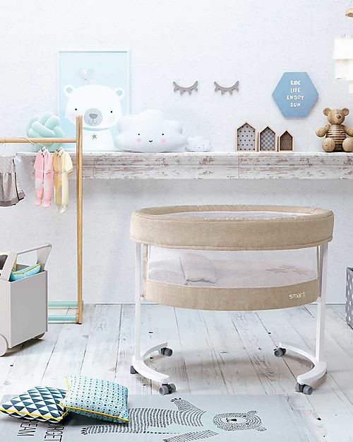 Micuna Set Tessile per Culla Smart Fresh - Gold - Traspirante e anallergico! Culle e Ceste