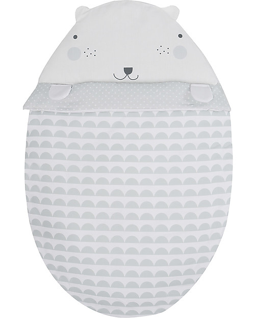 Micuna Set Tessile per Culla Smart Fresh - Pet Grigio - Traspirante e anallergico! Culle e Ceste